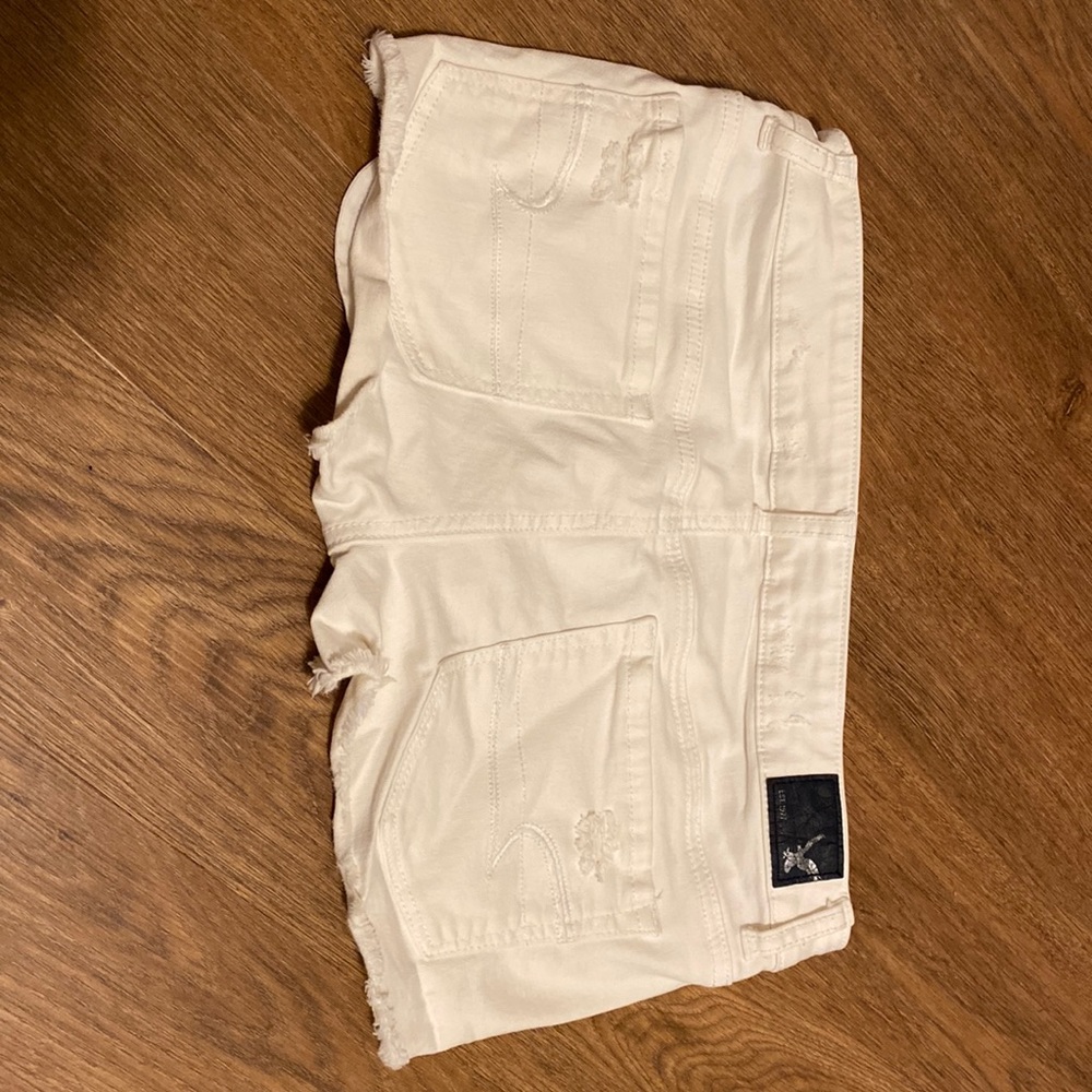 White American Eagle Jean Shorts